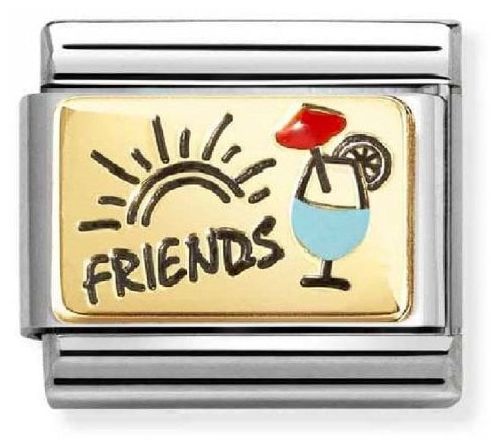 Nomination 030289/08 Classic PLATES In Steel, Enamel And Jewellery