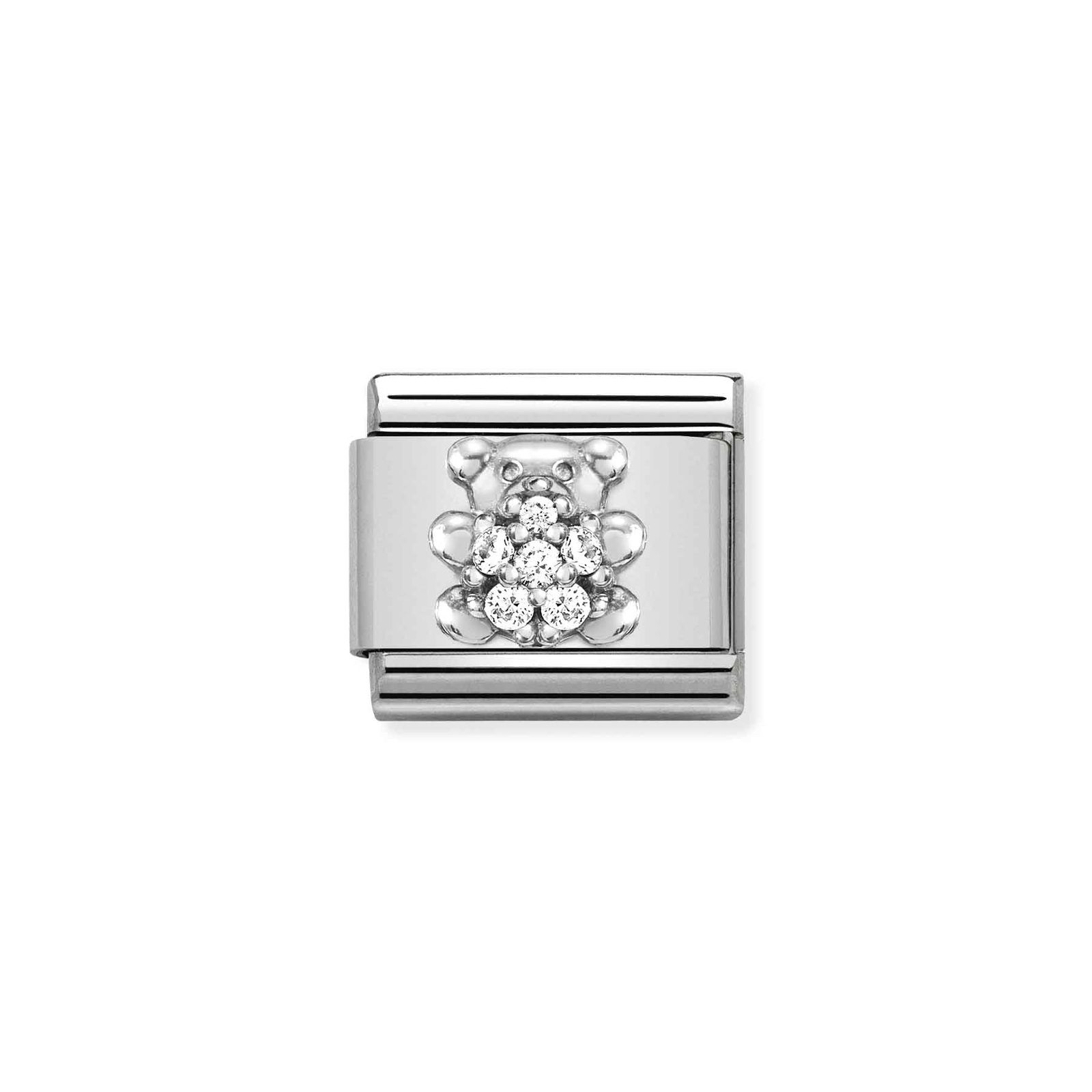 Nomination 330304/37 Composable CL SYMBOLS Steel Cubic Jewellery