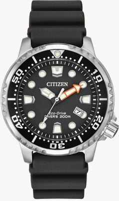 Citizen Eco-Drive Promaster Diver Black Rubber Strap BN0150-28E