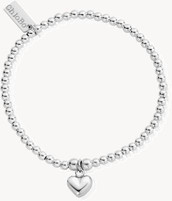 ChloBo Children's Cute Charm Puffed Heart Bracelet - 925 Sterling Silver CSBCC023
