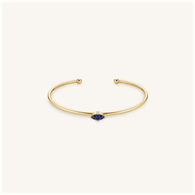 Rosefield Jewellery Montana Marquise Gold Plated Bangle JBMMG-J1241