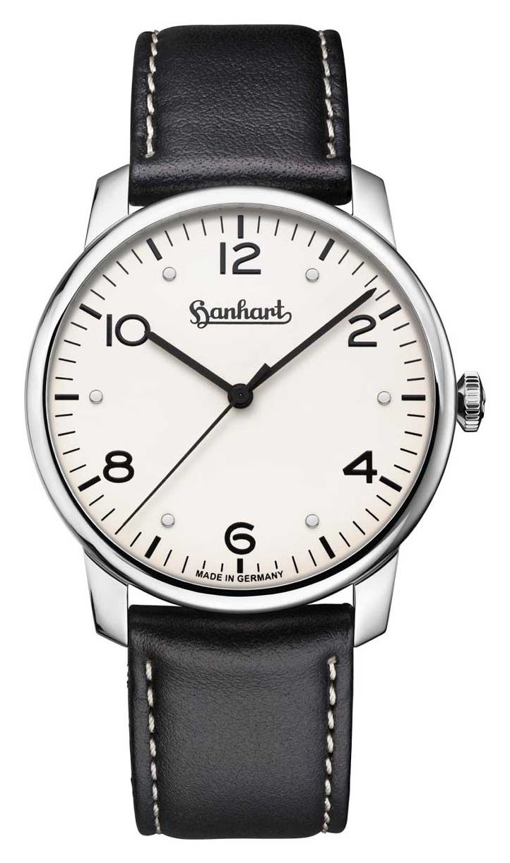 Hanhart 782.250-8010 PIONEER Silva (38.5mm) White Dial / Watch
