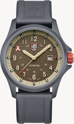 Luminox Bear Grylls Survival Land 3710 Series (43mm) Brown & Sand Dial / Grey Rubber Strap XB.3716