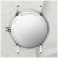 MeisterSinger Yaara Q (36mm) Blue Patterned Dial / Grey Textile Strap Watch YAQ917S - alternate view 2