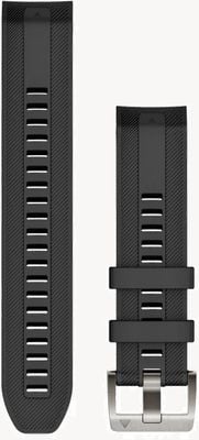 Garmin Quickfit® 22 MARQ Watch Strap Only - Black Silicone Strap 010-13225-00