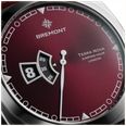 Bremont Terra Nova Jumping Hour Automatic (40.5mm) Burgundy Sunray Lacquered Dial / Burgundy Leather Strap TN40-JH-SS-BG-L-S - alternate view 6