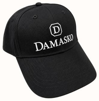 Damasko Branded Black Cap - One Size J55180
