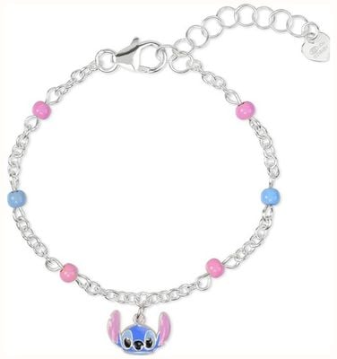 Disney Sterling Silver Lilo and Stitch Bracelet BS00101SL-47.PH