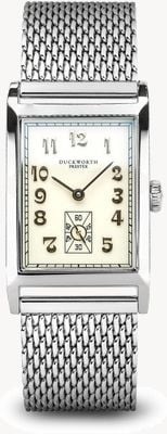 Duckworth Prestex Centenary (24mm) Cream Dial / Steel Mesh Bracelet D803-06-ST