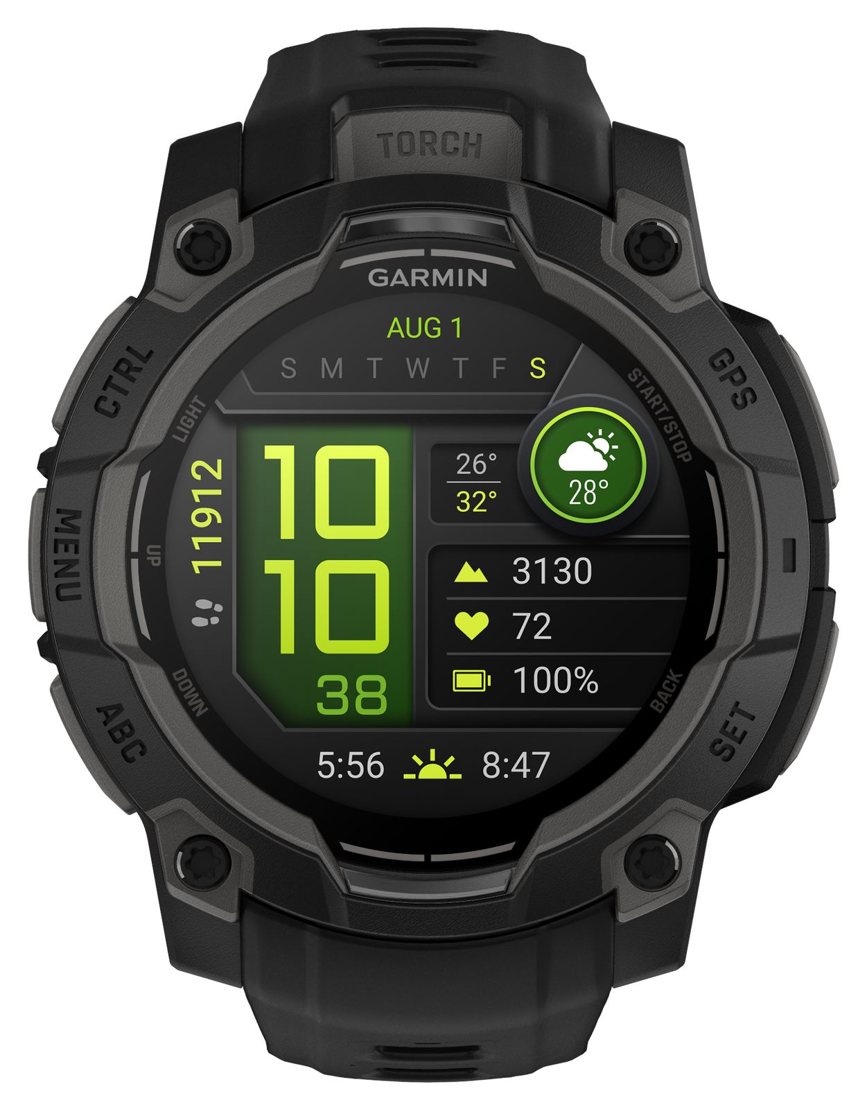 Garmin 010-02936-00 Instinct 3 - AMOLED Outdoor GPS Watch