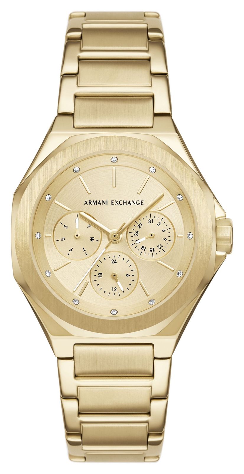 Armani Exchange AX4624 Quartz Multifunction (36mm) Gold Dial Watch