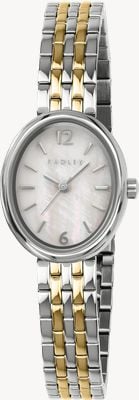 Radley Oval Three-Hand Quartz (21.5mm) Mother-of-Pearl Dial / Two-Tone Stainless Steel Bracelet RY4693