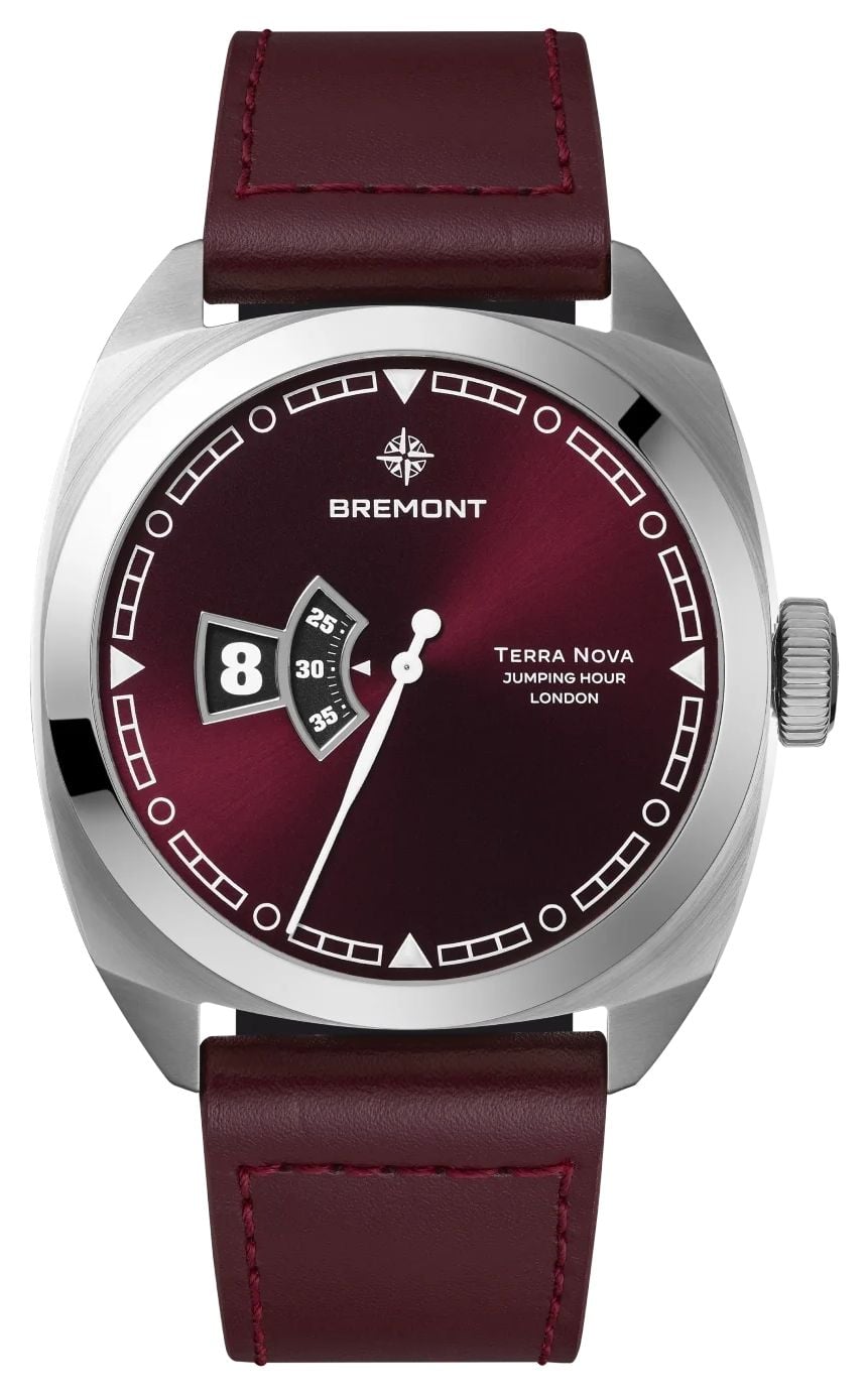 Bremont TN40-JH-SS-BG-L-S Terra Nova Jumping Hour Automatic Watch