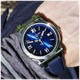 Emile Chouriet Challenger Cliff Automatic (40mm) Blue Sunray Dial / Blue Canvas Strap 08.1170.G.6.6.N8.2 - alternate view 7