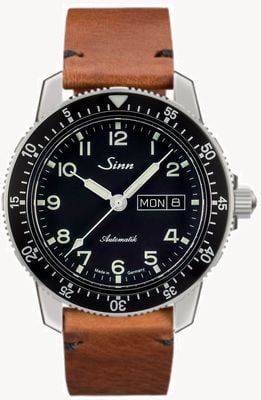 Sinn 104 St Sa A Classic Pilot Watch Light Brown Vintage Cowhide 104.011-BL50205002401A