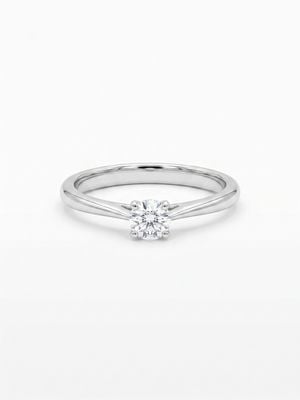 9ct White Gold Diamond 0.25ct Ring SR9643