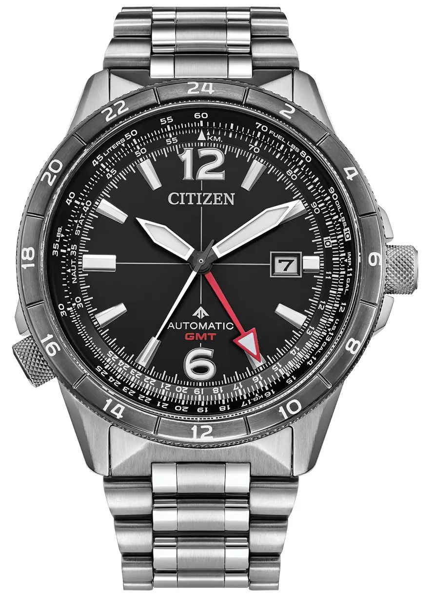 Photos - Wrist Watch Citizen NB6046-59E Promaster AIR Automatic GMT  Watch Silver,Black NB6046-59E (44.5mm)