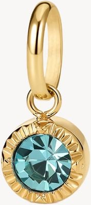 D.LOUISE Mini Bezel Birthstone March/Aquamarine CH-40-03