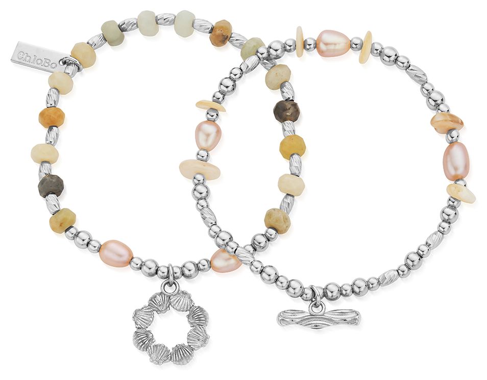 ChloBo SBSETAPS3538 TREASURES OF BALI Peace & Balance Set Of Jewellery