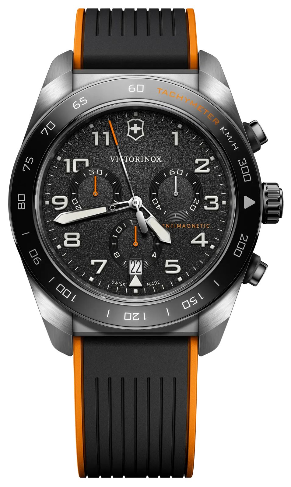 Victorinox 242050 Swiss Army Quartz Chronograph (42mm) Black Watch