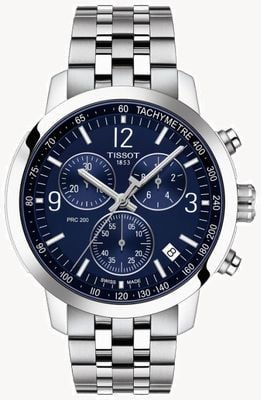 Tissot PRC 200 | Chronograph | Blue Dial | Stainless Steel Strap T1144171104700