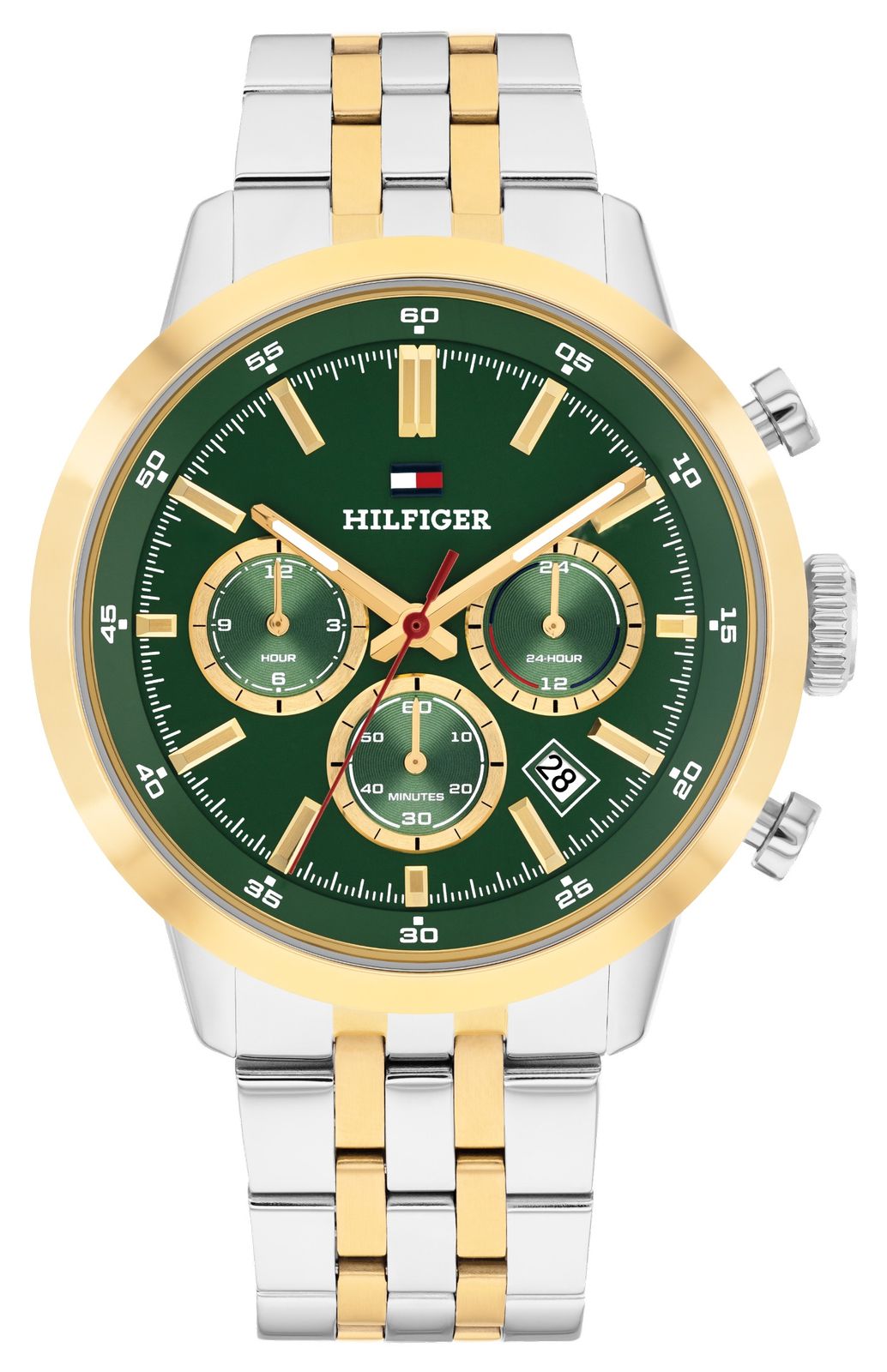 Tommy Hilfiger 1710754 KENT Chronograph (43mm) Green Dial / Watch