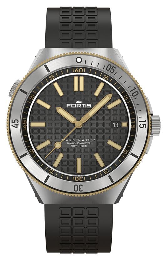FORTIS F8120015 Marinemaster M-44 Chronometer Black Resin Watch