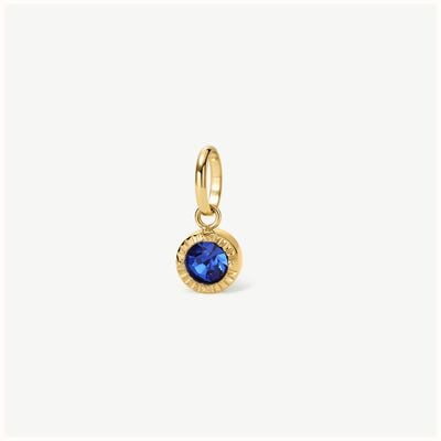 D.LOUISE Gold Tone Mini Bezel Birthstone September CH-40-09