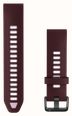 Garmin QuickFit Bands (20mm) Dark Cherry/Dust Rose Silicone with Black Hardware - Strap Only 010-14506-02