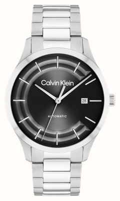 Calvin Klein Men's CK Iconic Automatic Black Dial / Stainless Steel Bracelet 25300021