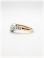 0.78ct Round Brilliant Natural Diamond 9ct Yellow Gold Half Eternity Ring BJR0436 - alternate view 2