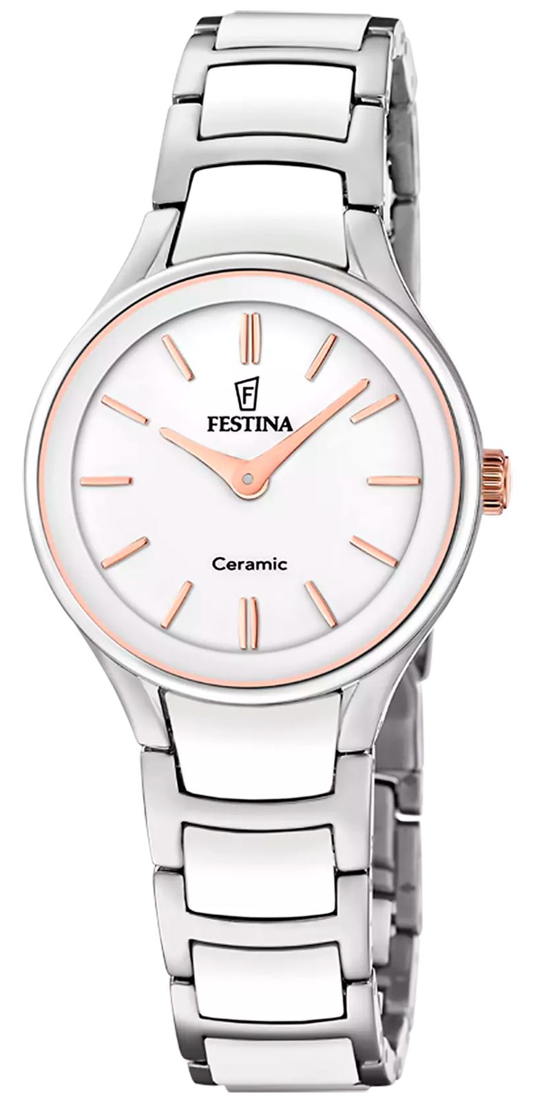 Festina F20752/1 Ceramic Quartz (30.5mm) White Dial / Watch