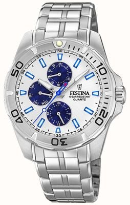 Festina Men's Multi-Function Watch With Steel Bracelet F20445/1