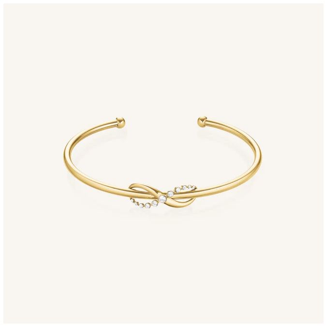 Rosefield Jewellery JBIBG-J1314 Infinity Gold Plated White