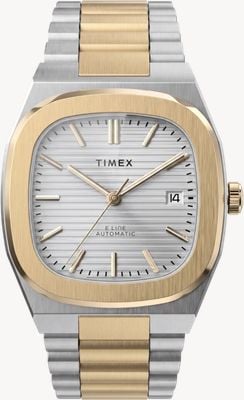 Timex Automatic E Line 38mm Stainless Steel Two Tone Bracelet Watch TW6A00600