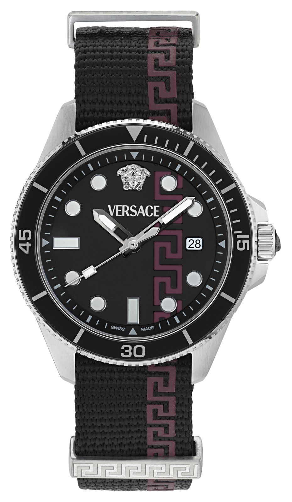 Versace VE5J00126 GRECA FORCE Quartz (42mm) Black Dial / Watch