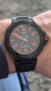 Customer picture of Tissot T-Race Powermatic 80 (41mm) Black Dial / Black Silicone Strap T1418073705700