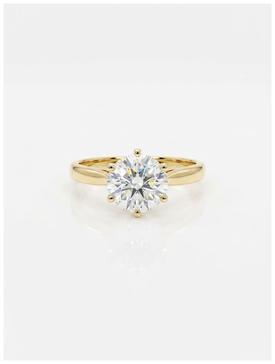 Pre-owned J63131 0.92ct Round Brilliant Natural Diamond 18ct Jewellery