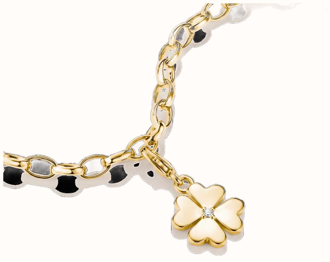 Thomas Sabo Cloverleaf Charm with white zirconia 2248-M01-14 - alternate view 2