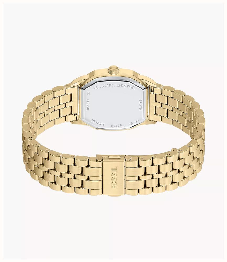 Fossil Harlow 33 mm Three-Hand Gold-Tone Stainless Steel FS6213 - alternate view 4