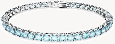 Swarovski Matrix Bracelet Medium | Blue Crystal | Tennis Bracelet 5648928