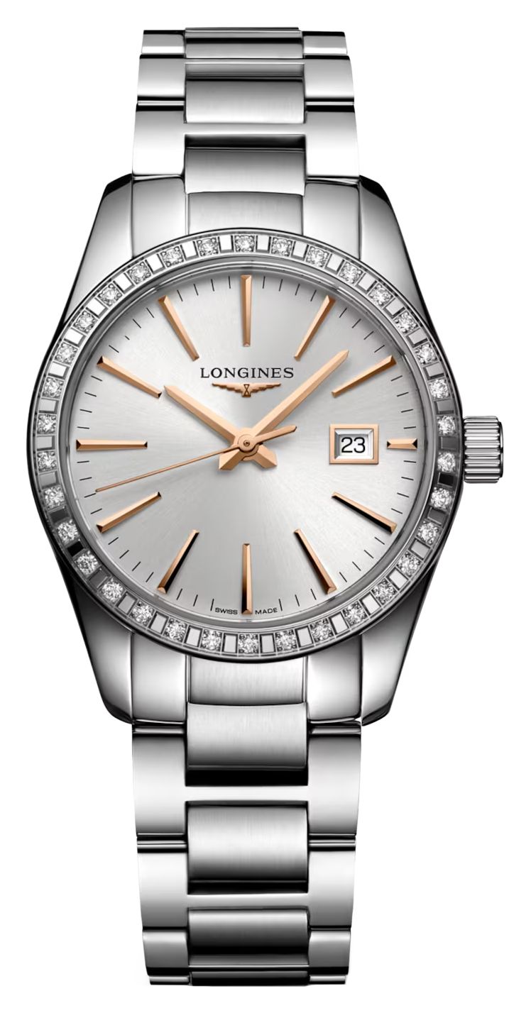 LONGINES L22860726 Conquest Classic (29.5mm) Silver Sunray Watch