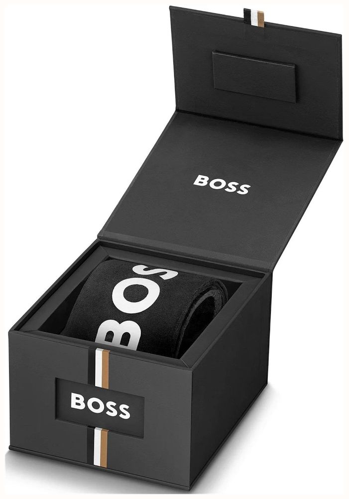 BOSS Men's 39mm Gold Plated Stainless Steel Black Dial Langford Watch 1514359 - alternate view 5