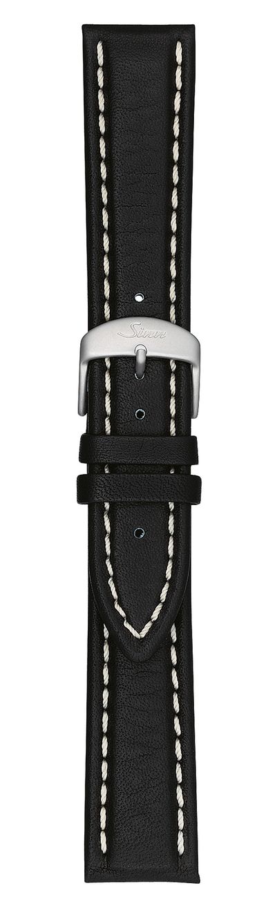 Sinn BL41201834001110400A Black Cowhide Leather Strap ONLY Watch