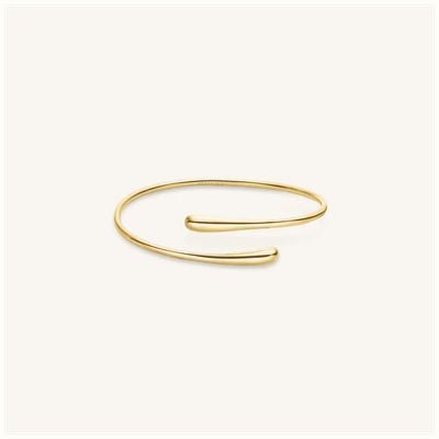 Rosefield Jewellery Contrarié Cuff Bangle Gold Plated JBCBG-J1047