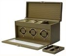 WOLF Earth Triple Watch Winder In Olive 190541 - alternate view 4