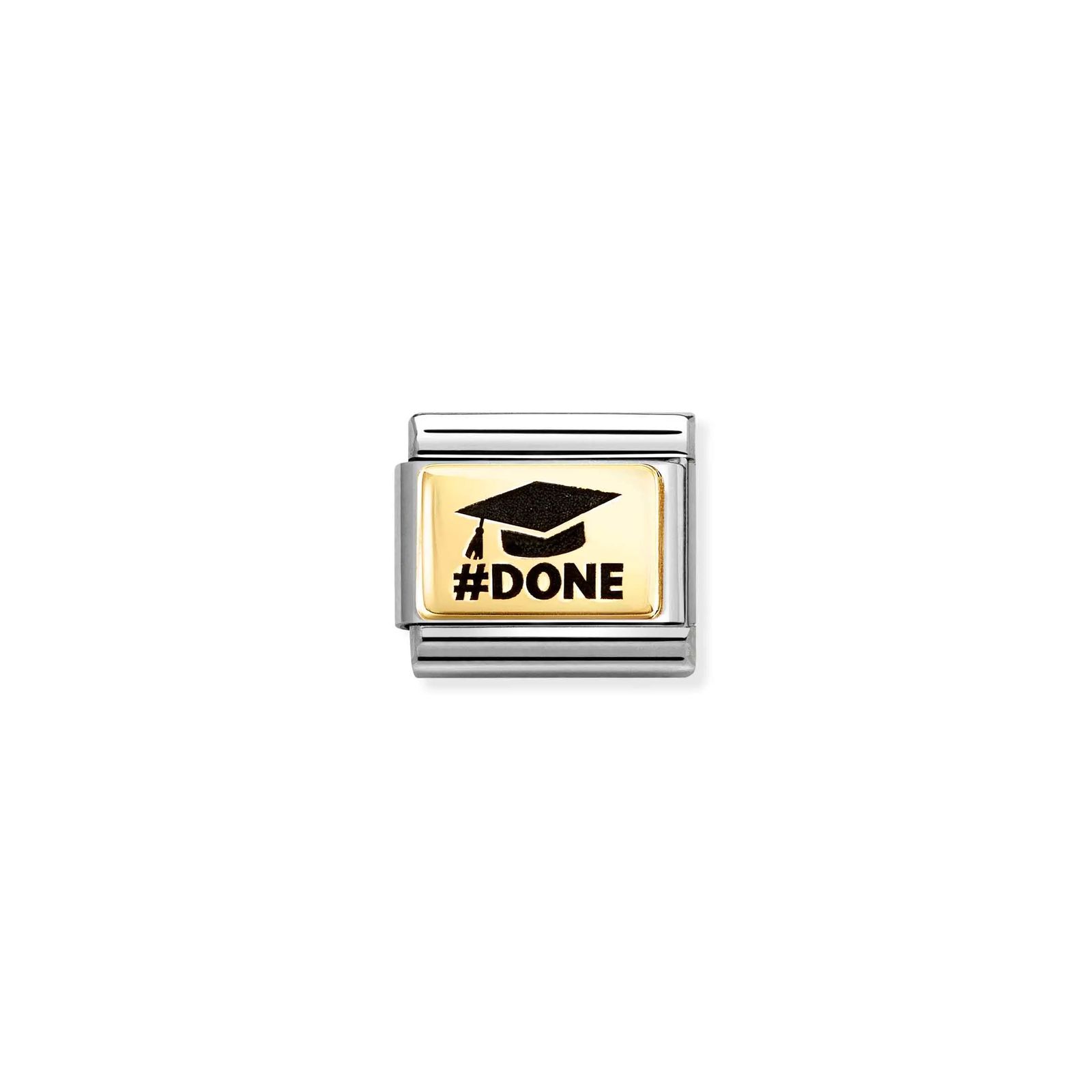 Nomination 030166/74 Classic Graduation Hat 18ct Gold Charm Jewellery