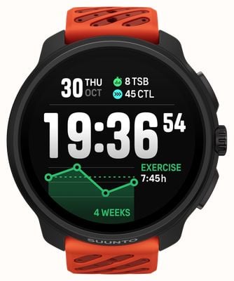 Suunto RACE 2 AMOLED Multisport Performance Watch (49mm) Coral Orange SS051241000