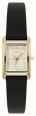 Olivia Burton 16mm Mini Grove Gold & Black Leather Strap 24000437 - alternate view 2