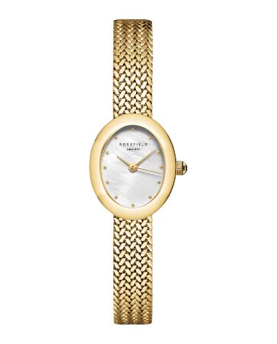 Rosefield MWGMG-M02 Mini Oval (18mm) Mother-of-Pearl Dial / Watch